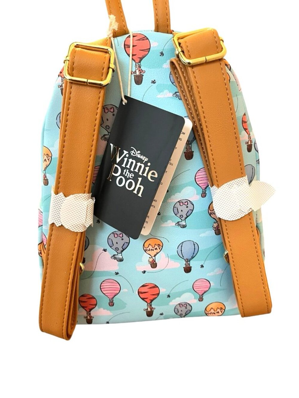 Loungefly Disney Winnie The Pooh Hot Air Balloons Mini Backpack AOP Hunny NWT - Picture 4 of 5